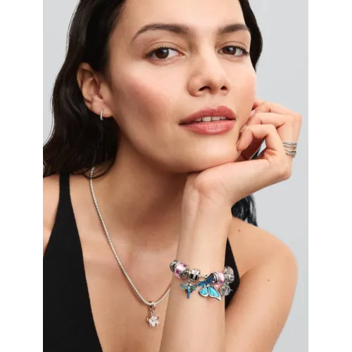 PANDORA CHARM PENDANT DOUBLE LIBELLULE ARGENT MASSIF