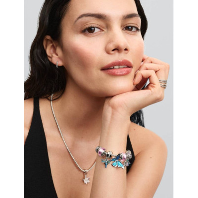 PANDORA CHARM PENDANT DOUBLE LIBELLULE ARGENT MASSIF