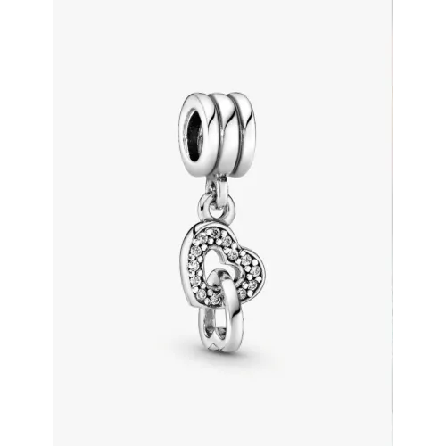 PANDORA CHARM PENDANT COEUR ENTRELACÉS
