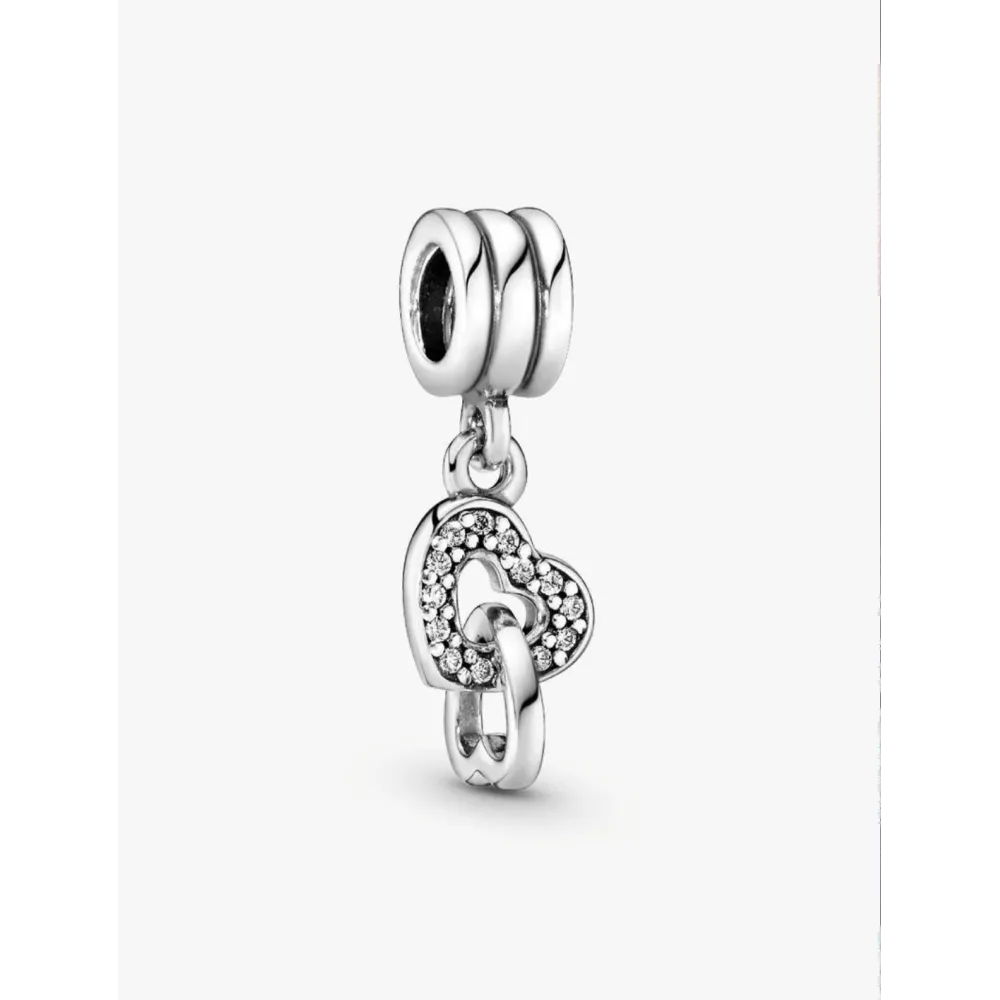 PANDORA CHARM PENDANT COEUR ENTRELACÉS