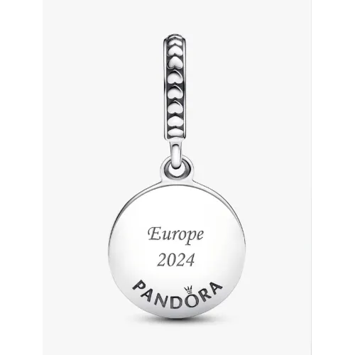 PANDORA CHARM PENDANT FAMILLE DE COEUR EN ARGENT MASSIF