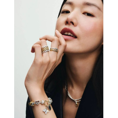 PANDORA CHARM PENDANT FAMILLE DE COEUR EN ARGENT MASSIF