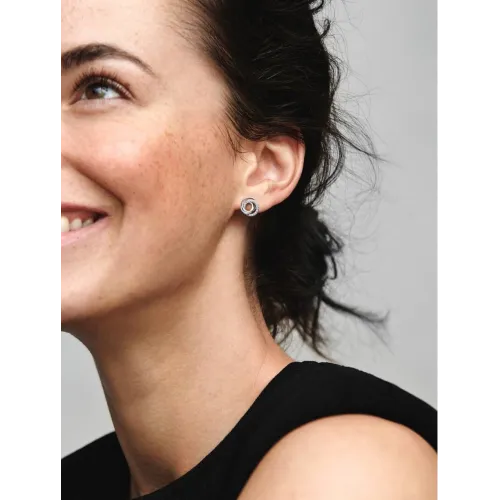 PANDORA CLOUS D’OREILLES CERCLES MA FAMILLE POUR TOUJOURS