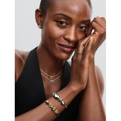 PANDORA COLLIER CŒUR INFINI SCINTILLANT ARGENT MASSIF