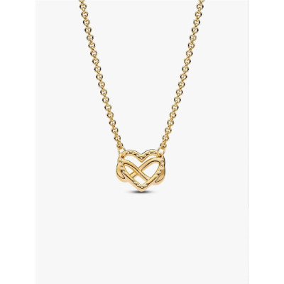 PANDORA COLLIER CŒUR INFINI SCINTILLANT