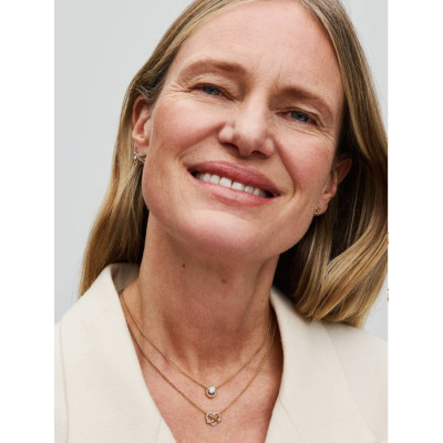 PANDORA COLLIER CŒUR INFINI SCINTILLANT