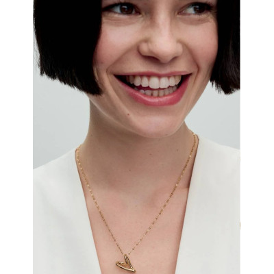 PANDORA COLLIER À PENDENTIF CŒUR DE FORME ORGANIQUE