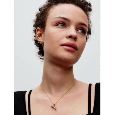 PANDORA COLLIER À PENDENTIF CŒUR DE FORME ORGANIQUE