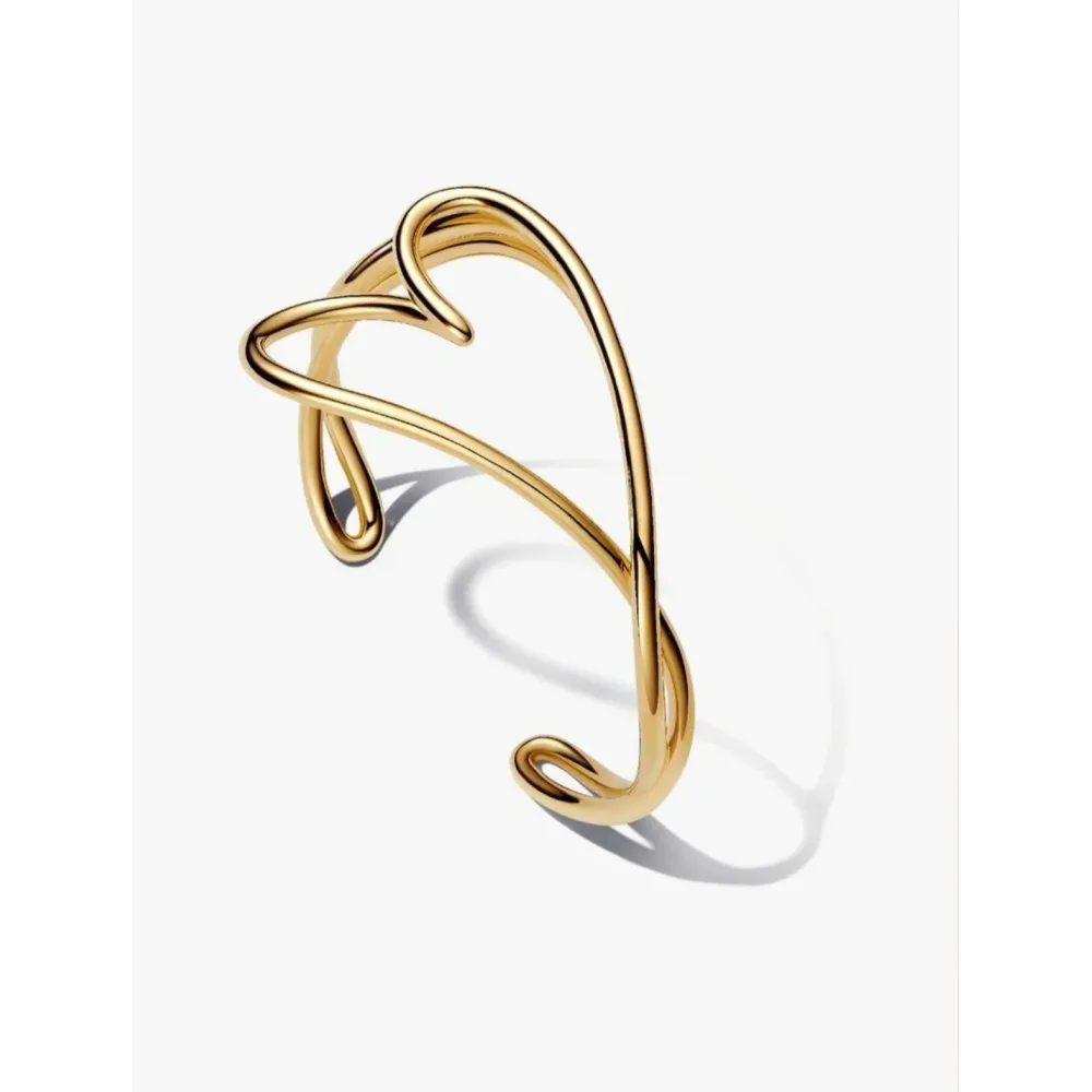 PANDORA BRACELET JONC CŒUR ORGANIQUE