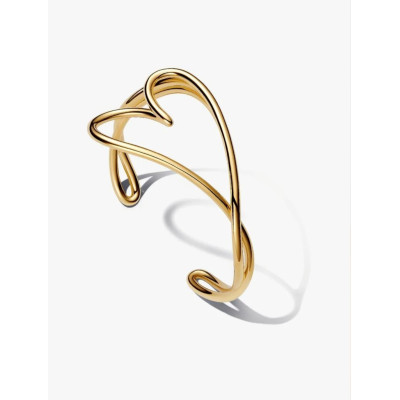 PANDORA BRACELET JONC CŒUR ORGANIQUE