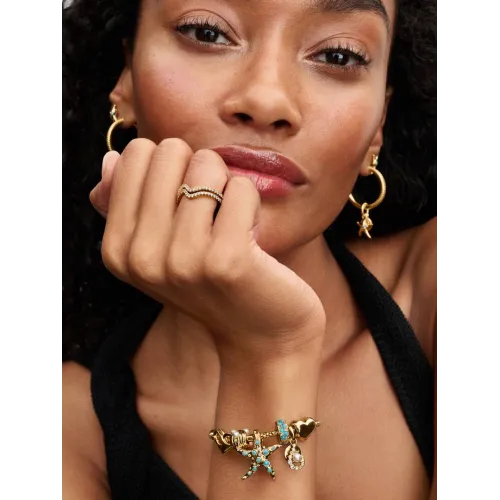 PANDORA CHARM CLIP BLEU AZUR