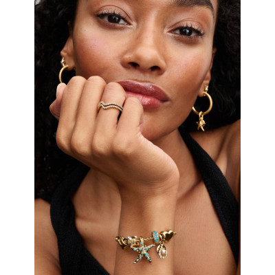 PANDORA CHARM CLIP BLEU AZUR