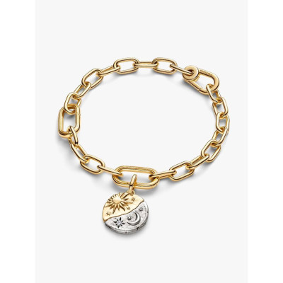 PANDORA CHARM MÉDAILLON SOLEIL ET LUNE