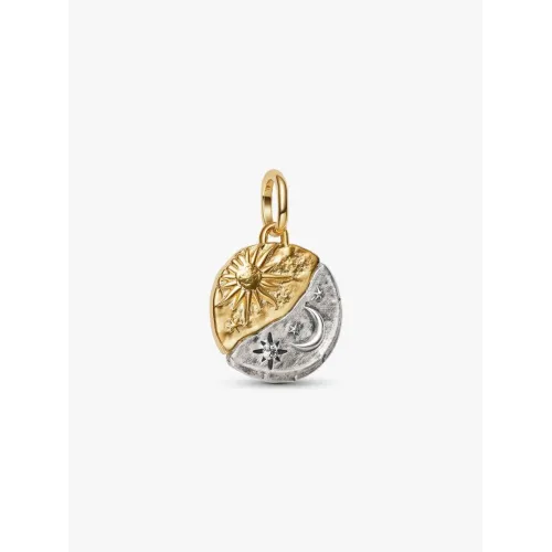 PANDORA CHARM MÉDAILLON SOLEIL ET LUNE