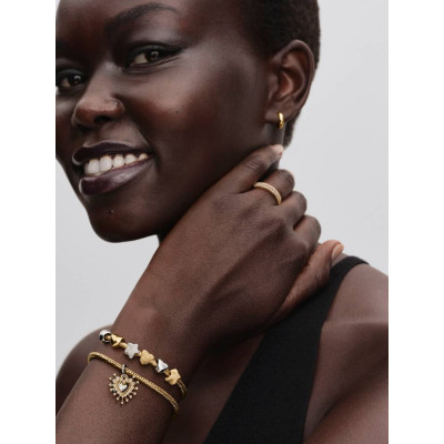 PANDORA MINI CHARM CŒUR TEXTURÉ