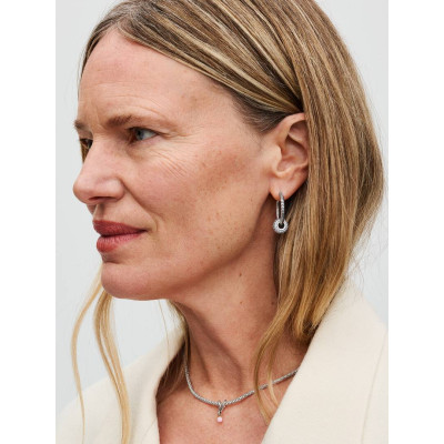 PANDORA CHARM CŒUR ENVELOPPANT BICOLORE