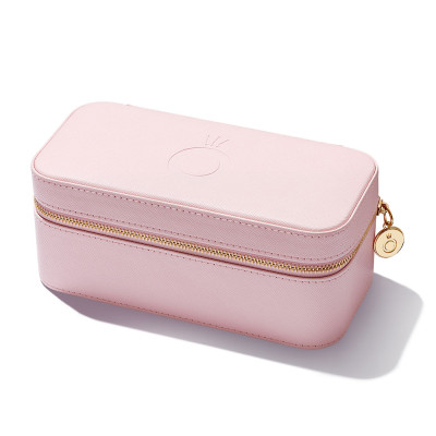 Photo présentant l’intégralité de la Pandora Boîte à Bijoux Rose Modèle Voyage a