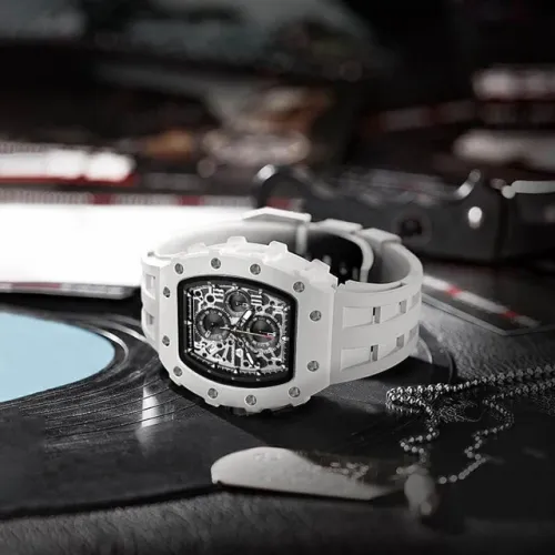 MONTRE TSAR BOMBA ELEMENTAL BIOCERAMIC DATE ELEMENTAL BLANC