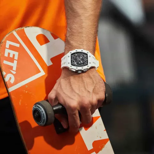 MONTRE TSAR BOMBA ELEMENTAL BIOCERAMIC DATE ELEMENTAL BLANC