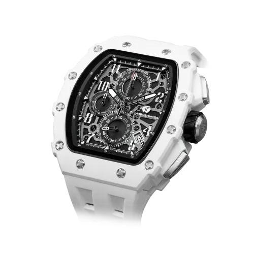 MONTRE TSAR BOMBA ELEMENTAL BIOCERAMIC DATE ELEMENTAL BLANC