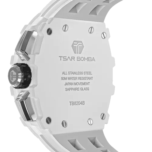 MONTRE TSAR BOMBA ELEMENTAL BIOCERAMIC DATE ELEMENTAL BLANC
