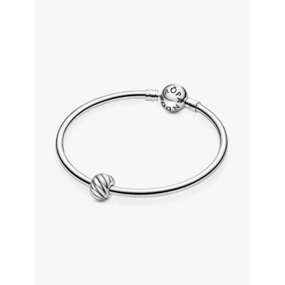 PANDORA CHARM CLIP À PLUMES ARGENT MASSIF