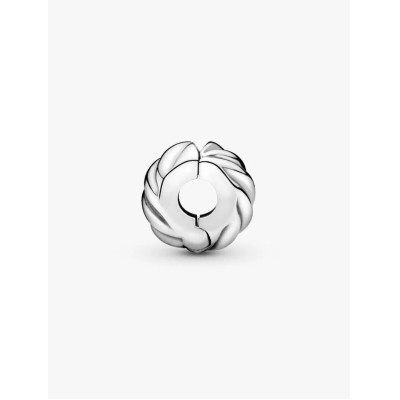 PANDORA CHARM CLIP À PLUMES ARGENT MASSIF