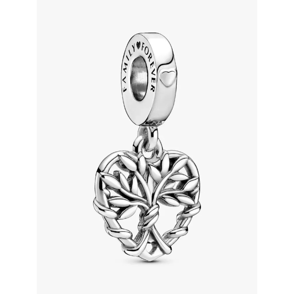PANDORA CHARM PENDANT ARBRE DE VIE COEUR ARGENT