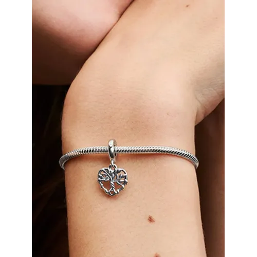 PANDORA CHARM PENDANT ARBRE DE VIE COEUR ARGENT