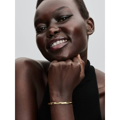 BRACLET JONC OUVERT TORSADÉ