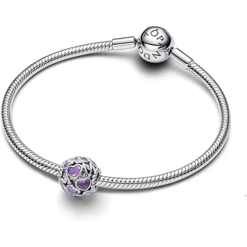 PANDORA CHARM MAMAN COEUR AJOURÉ