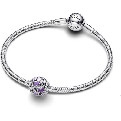 PANDORA CHARM MAMAN COEUR AJOURÉ