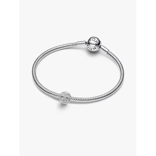 PANDORA MINI CHARM TÊTE DE MORT TEXTURÉE