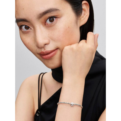 PANDORA MINI CHARM TÊTE DE MORT TEXTURÉE