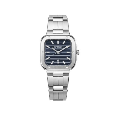 Photo montrant l'intégralité de la montre Montres Herbelin Cap Camarat Square Quartz Bleu & Acier