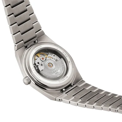 copy of MONTRE TISSOT PRX TITANE 38 MM, CADRAN BLEU, BRACELET MÉTAL ARGENTÉ
