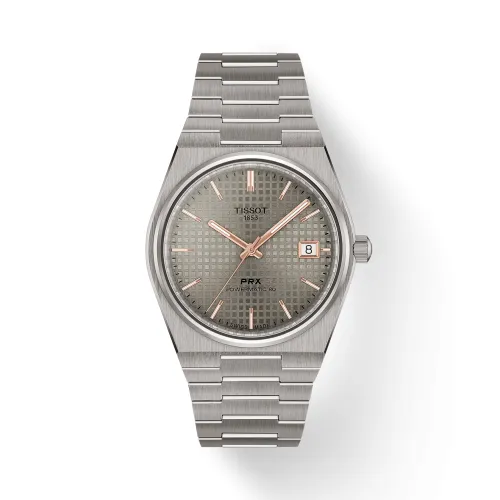 copy of MONTRE TISSOT PRX TITANE 38 MM, CADRAN BLEU, BRACELET MÉTAL ARGENTÉ