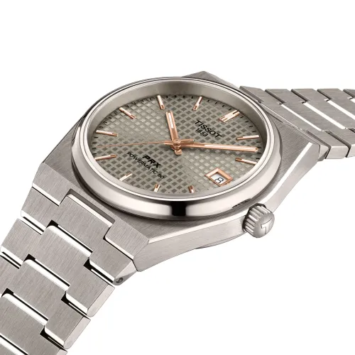 copy of MONTRE TISSOT PRX TITANE 38 MM, CADRAN BLEU, BRACELET MÉTAL ARGENTÉ