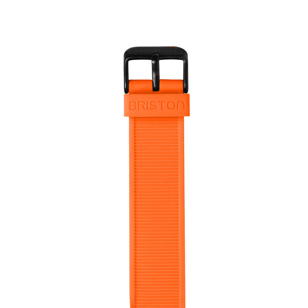 Photo montrant l'intégralité du Briston Bracelet Rubber Orange