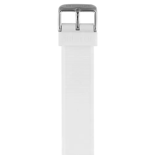 Vue en gros plan du Briston Bracelet Rubber Blanc