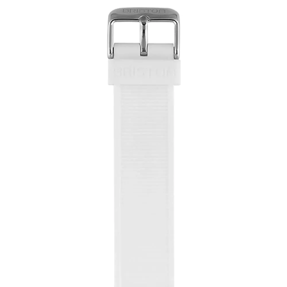 Vue en gros plan du Briston Bracelet Rubber Blanc