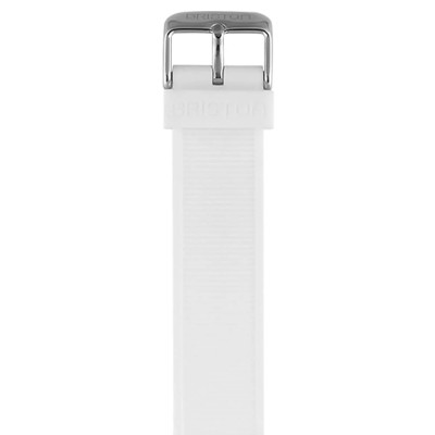 Vue en gros plan du Briston Bracelet Rubber Blanc