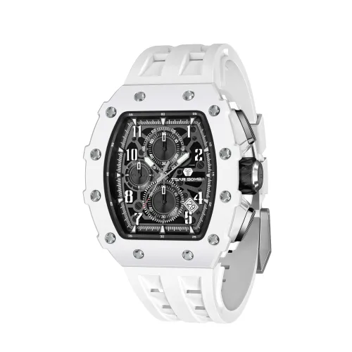 MONTRE TSAR BOMBA ELEMENTAL BIOCERAMIC DATE ELEMENTAL BLANC