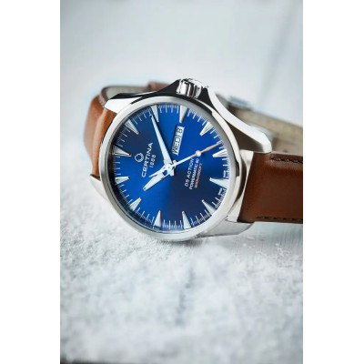 Photo of the Certina montre DS Action Day Date Powermatic 80 on its side