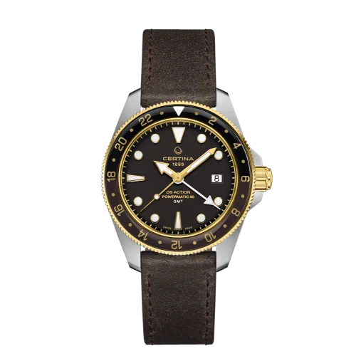 Photo showing the full Montre Certina DS Action GMT Powermatic 80