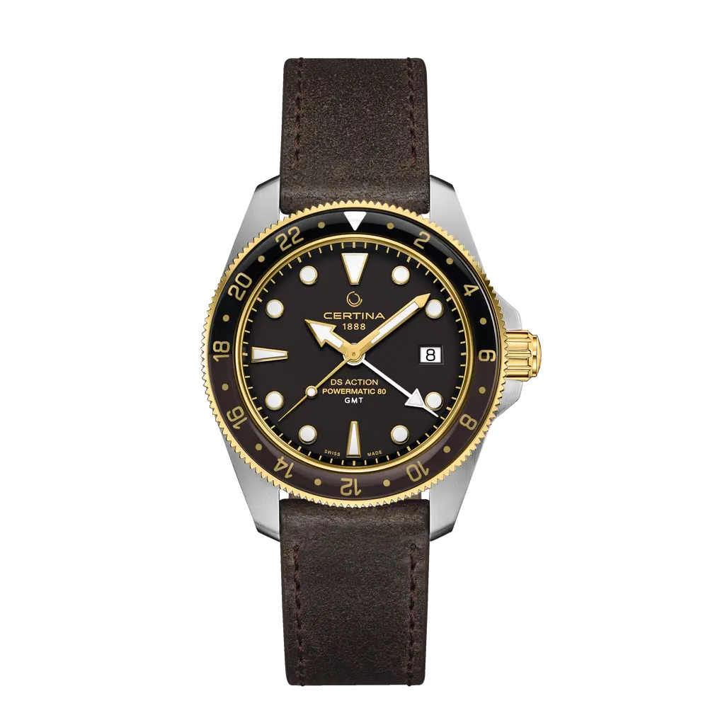 Photo showing the full Montre Certina DS Action GMT Powermatic 80