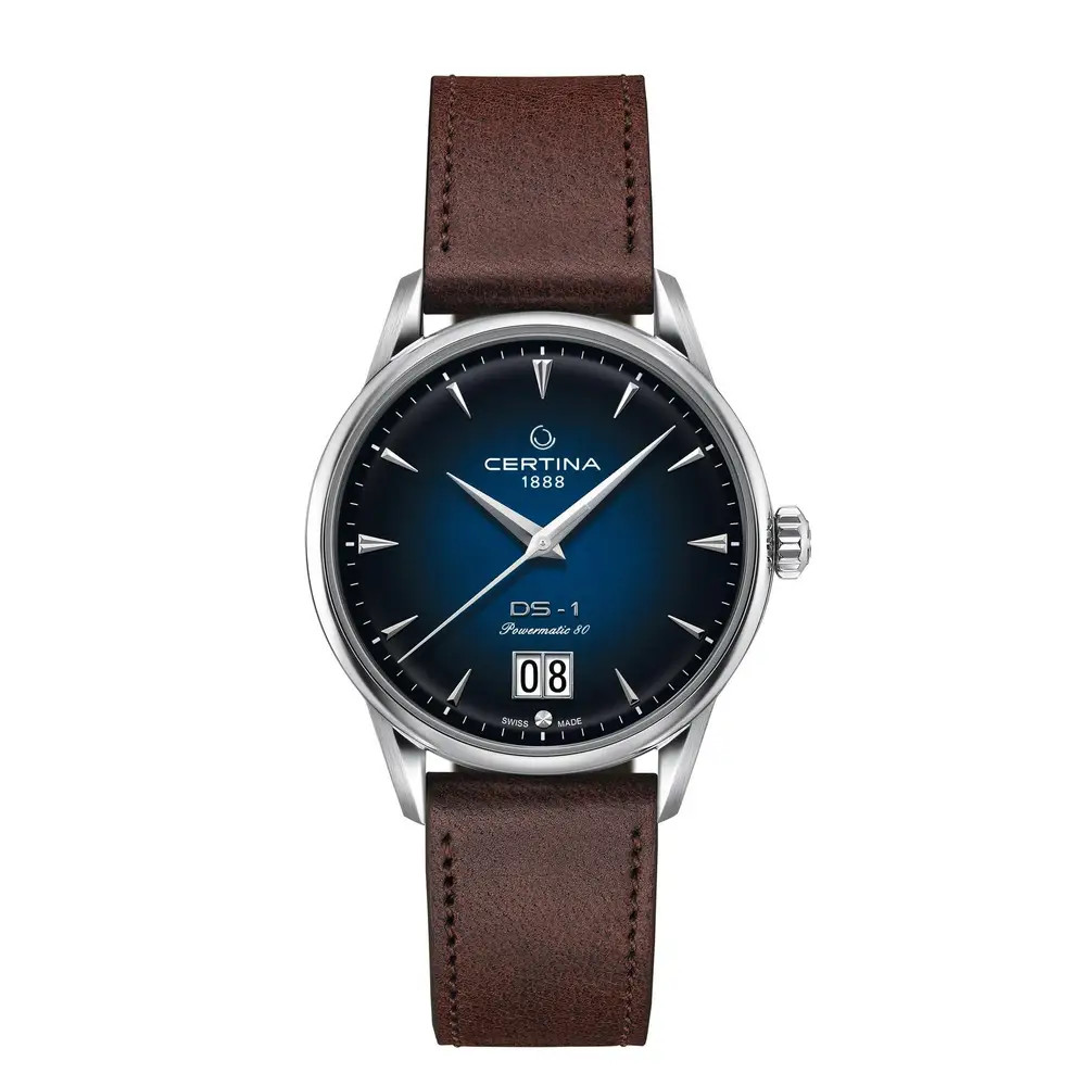MONTRE CERTINA MONTRE AUTOMATIQUE HOMME DS-1 BLEU FONCÉ
