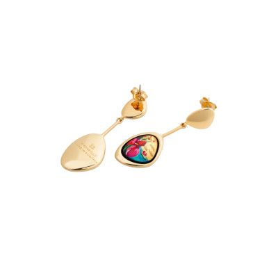 Image montrant la totalité de la Freywille Boucles d’Oreilles Pebble Drop Hommage à Claude Monet
