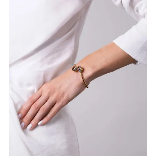 Photo présentant l’intégralité de la FREY WILLE Bracelet Pebble Hommage À Hundertwasser