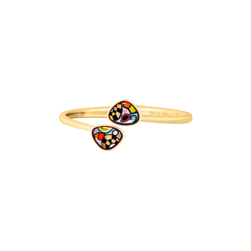 Photo présentant l’intégralité de la FREY WILLE Bracelet Pebble Hommage À Hundertwasser